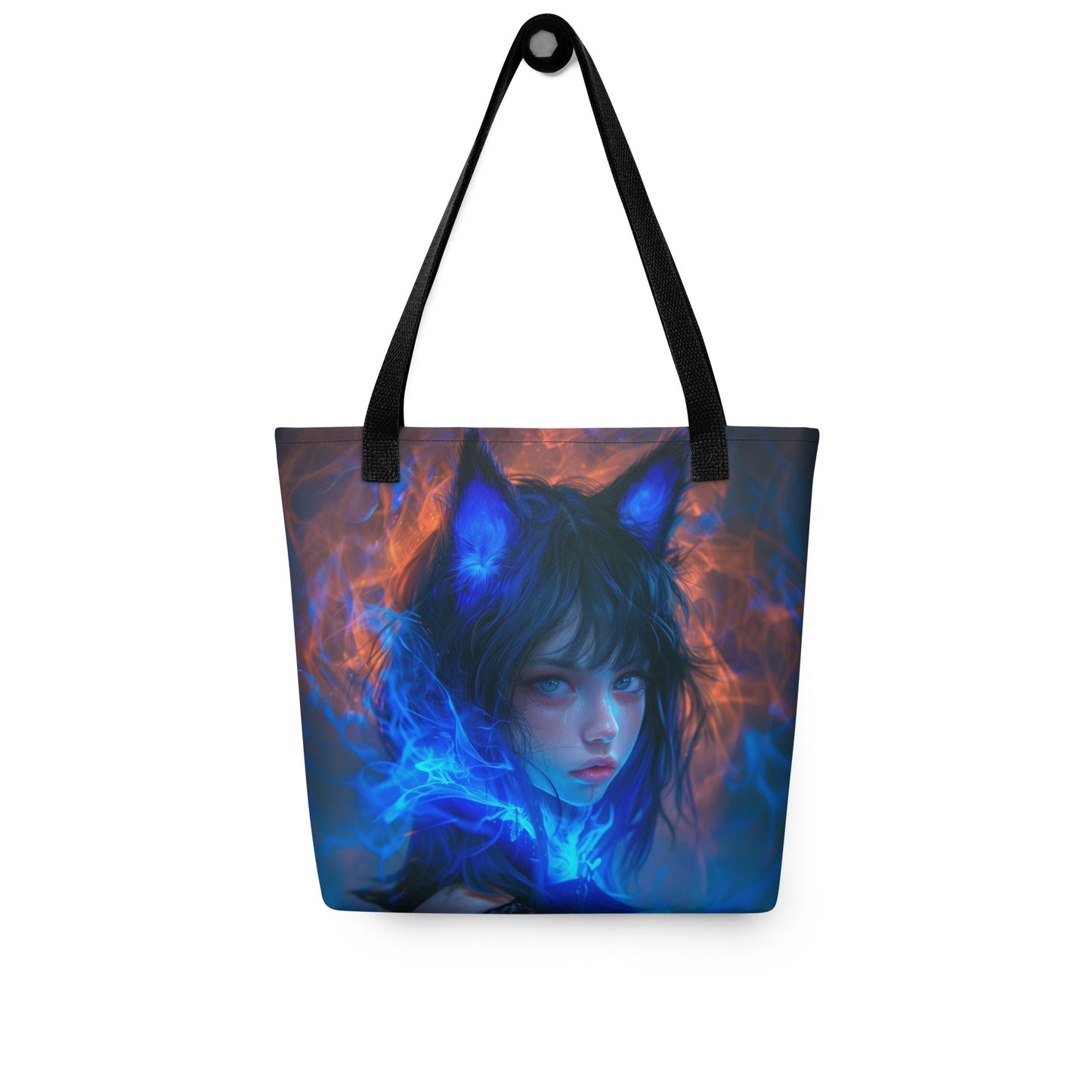 BLUE FOX GIRL - Tote Bag Small