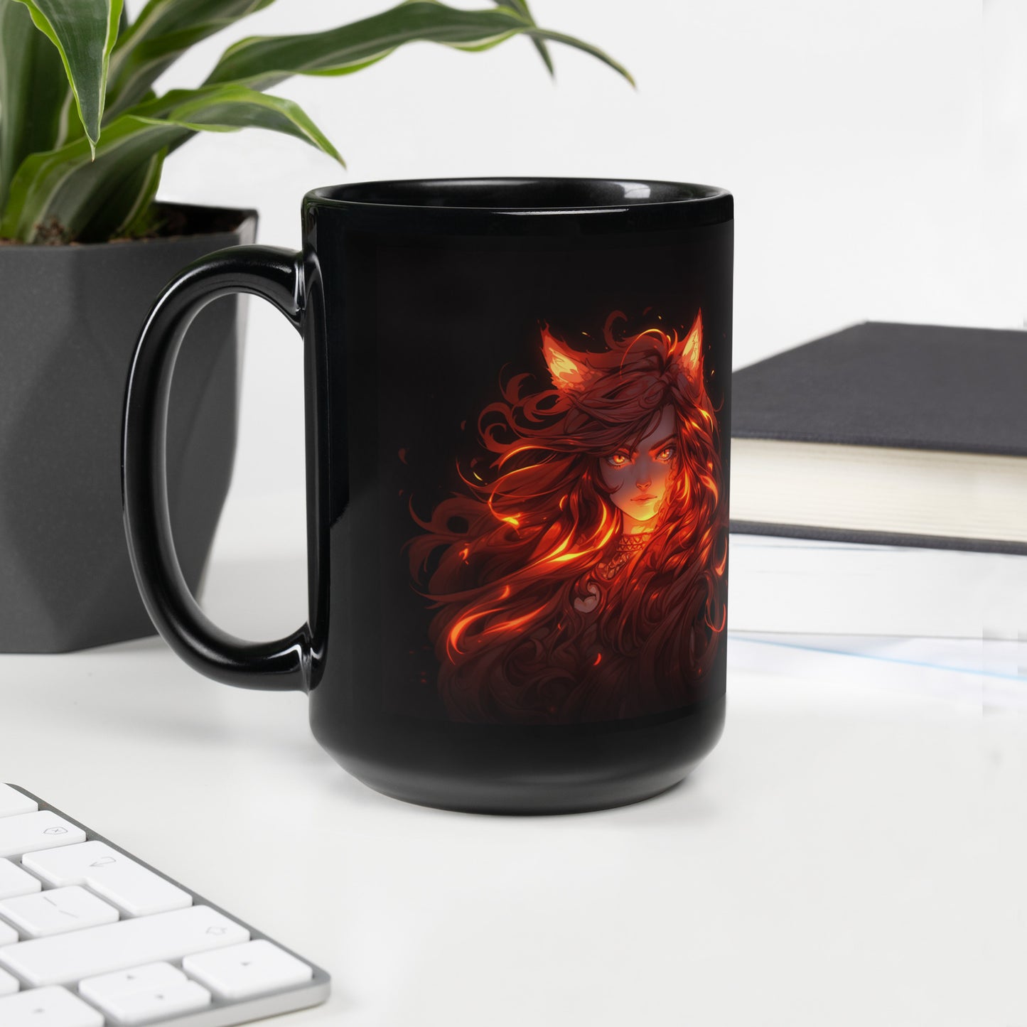 Black Glossy Mug